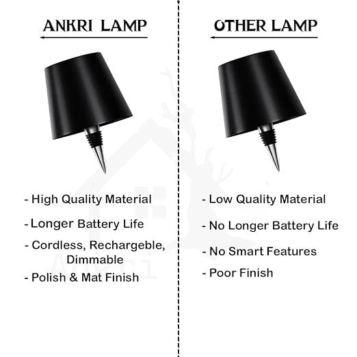 Wireless Bottle Lamp ? Rechargeable LED Bottle Light with Cork Base, Portable Ambient Night Lamp for Home, Bedroom, Party & Outdoor Decor