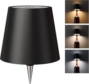 Wireless Bottle Lamp ? Rechargeable LED Bottle Light with Cork Base, Portable Ambient Night Lamp for Home, Bedroom, Party & Outdoor Decor
