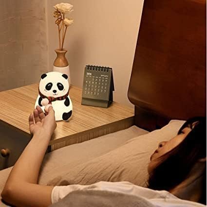 Silicone Panda Lamp ? Soft Touch LED Night Light for Kids, USB Rechargeable, Tap Control with Color Changing Modes, Cute Animal Lamp for Bedroom & Nursery