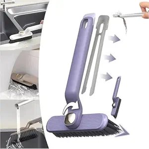 360? Gap Cleaning Brush ? Multipurpose Narrow Crevice Brush for Deep Cleaning Window Tracks, Sliding Doors, Keyboards & Kitchen Corners