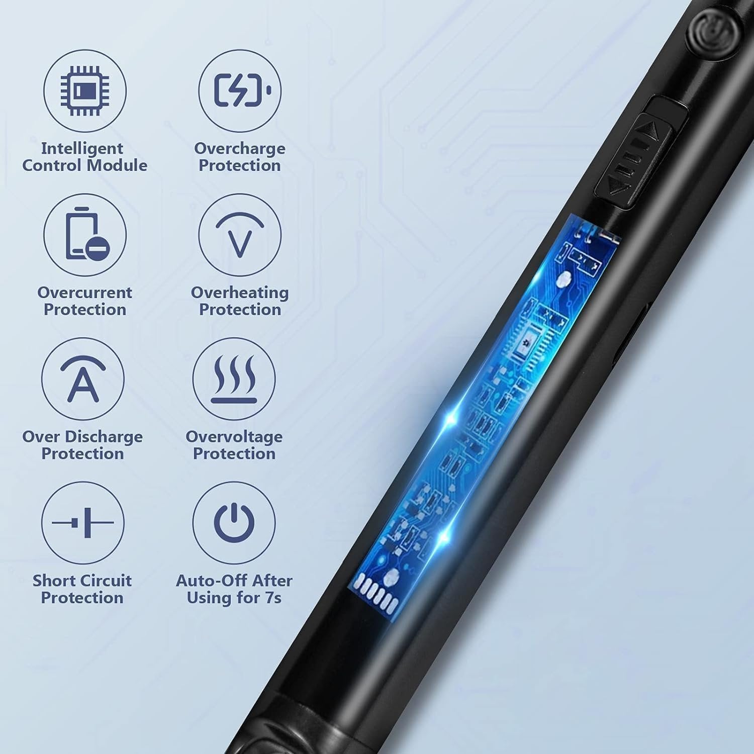 USB Rechargeable Electric Gas Lighter ? Flameless Plasma Arc Lighter for Kitchen, Candle, Gas Stove & BBQ | Windproof, Safety Lock, Flexible Neck, Eco-Friendly