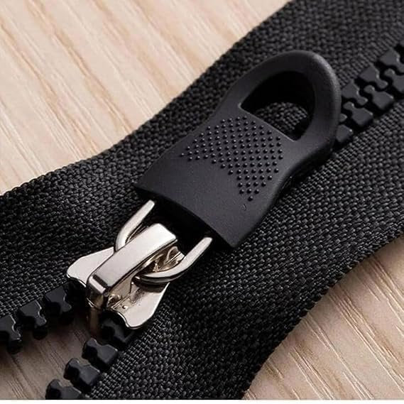 Detachable Zipper Puller ? Universal Zip Replacement Tab for Jackets, Bags, Luggage & Clothing | Easy DIY Zipper Repair Kit (Set of 6)