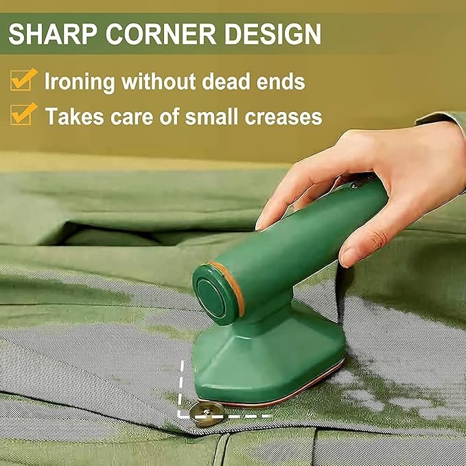 Professional Micro Steam Iron for Clothes ? Portable Handheld Garment Steamer with Fast Heat-Up | Ideal for Travel, Home & Quick Wrinkle Removal