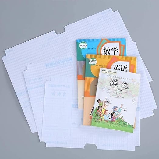 Book Covers (Pack of 30) ? Transparent Plastic Notebook Covers for School & Office | Waterproof, Durable & Reusable Book Protector Sleeves
