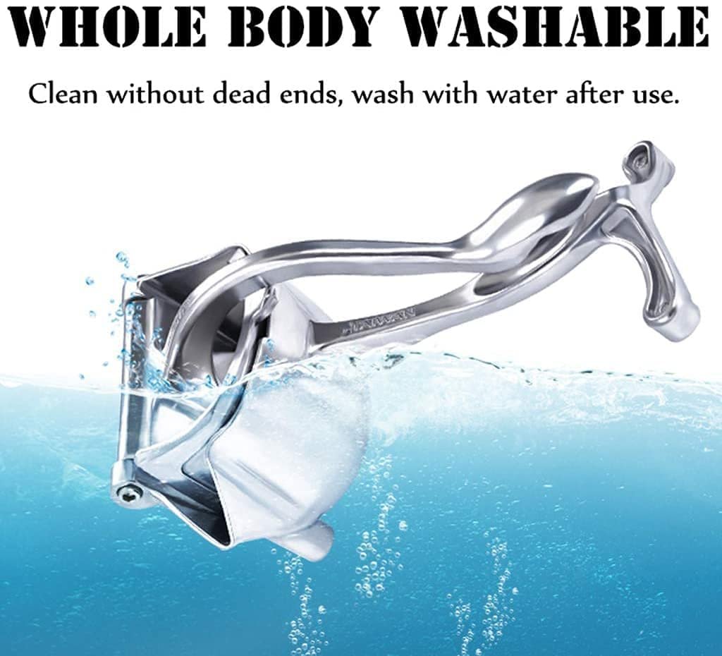 Aluminium Fruit Press Juicer ? Manual Hand Press Citrus & Pomegranate Juice Extractor | Heavy-Duty, Rust-Proof, Easy to Use & Clean