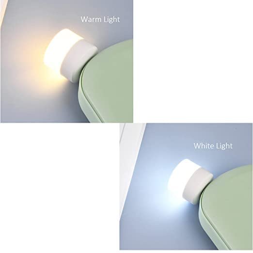 Portable USB Night Light ? Soft LED Lamp for Home, Bedroom, Kids & Travel ? Plug and Play Mini Nightlight for Laptop, Power Bank, USB Socket