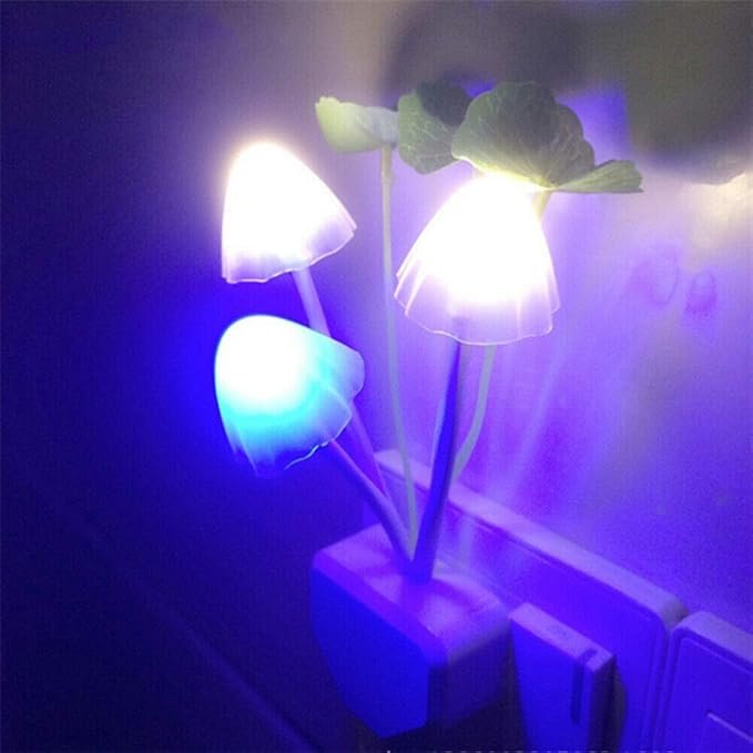 Mushroom Night Light Lamp ? Soft LED Glow Table Lamp for Kids, Bedroom, Nursery & Home D?cor ? Cute Silicone Mushroom Shape with Warm Light