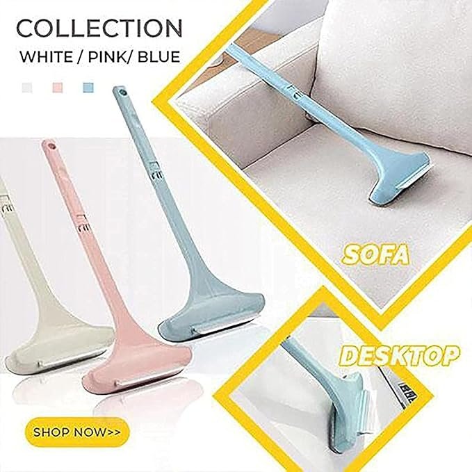 Window Mesh Cleaner | 2-in-1 Screen Cleaning Brush with Soft Bristle & Scraper | Reusable, Washable, Multipurpose Tool for Windows, Screens, Grills & Glass