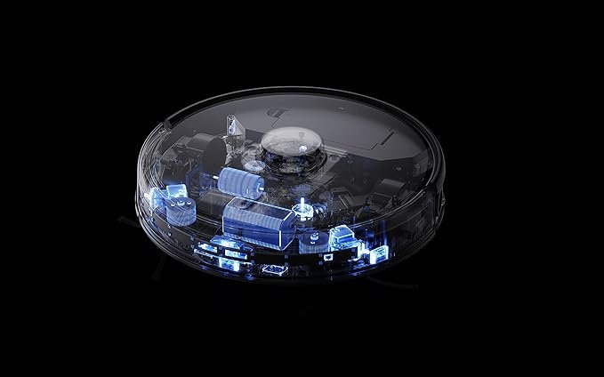 Smart Cleaning Robot | Automatic Vacuum Cleaner with Strong Suction, Anti-Collision Sensors & Low Noise | Robotic Floor Cleaner for Home, Pet Hair & Hard Floors