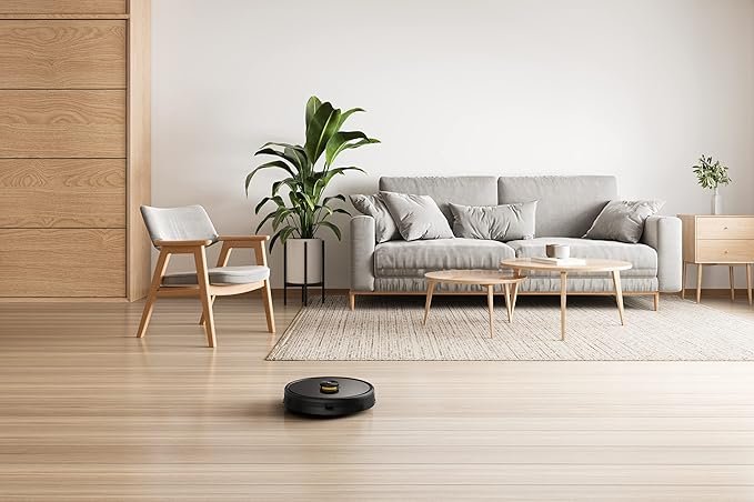 Smart Cleaning Robot | Automatic Vacuum Cleaner with Strong Suction, Anti-Collision Sensors & Low Noise | Robotic Floor Cleaner for Home, Pet Hair & Hard Floors