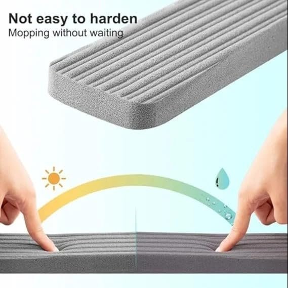 Squeeze Butterfly Mop | Heavy-Duty Self-Wringing Mop with Super Absorbent Sponge Head | Easy Grip Handle & Replaceable Head for Home, Kitchen & Floor Cleaning