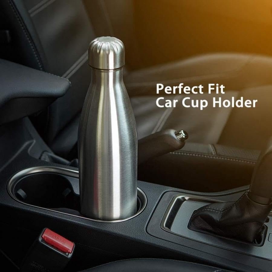 500ML Hot and Cold Water Bottle | Stainless Steel Vacuum Insulated Flask | Leak-Proof Thermos for Travel, Office & Outdoor Use