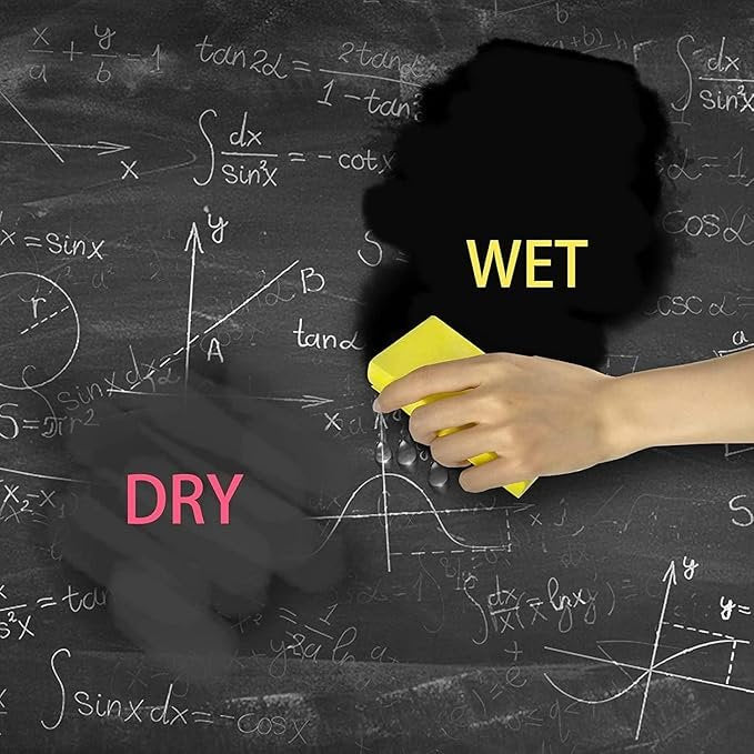 Damp Cleaning Sponge ? Magic Water-Activated Sponge for Kitchen, Bathroom & Multi-Surface Cleaning ? Reusable & Super Absorbent Scrubber Pad