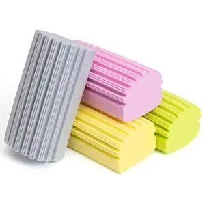 Damp Cleaning Sponge ? Magic Water-Activated Sponge for Kitchen, Bathroom & Multi-Surface Cleaning ? Reusable & Super Absorbent Scrubber Pad