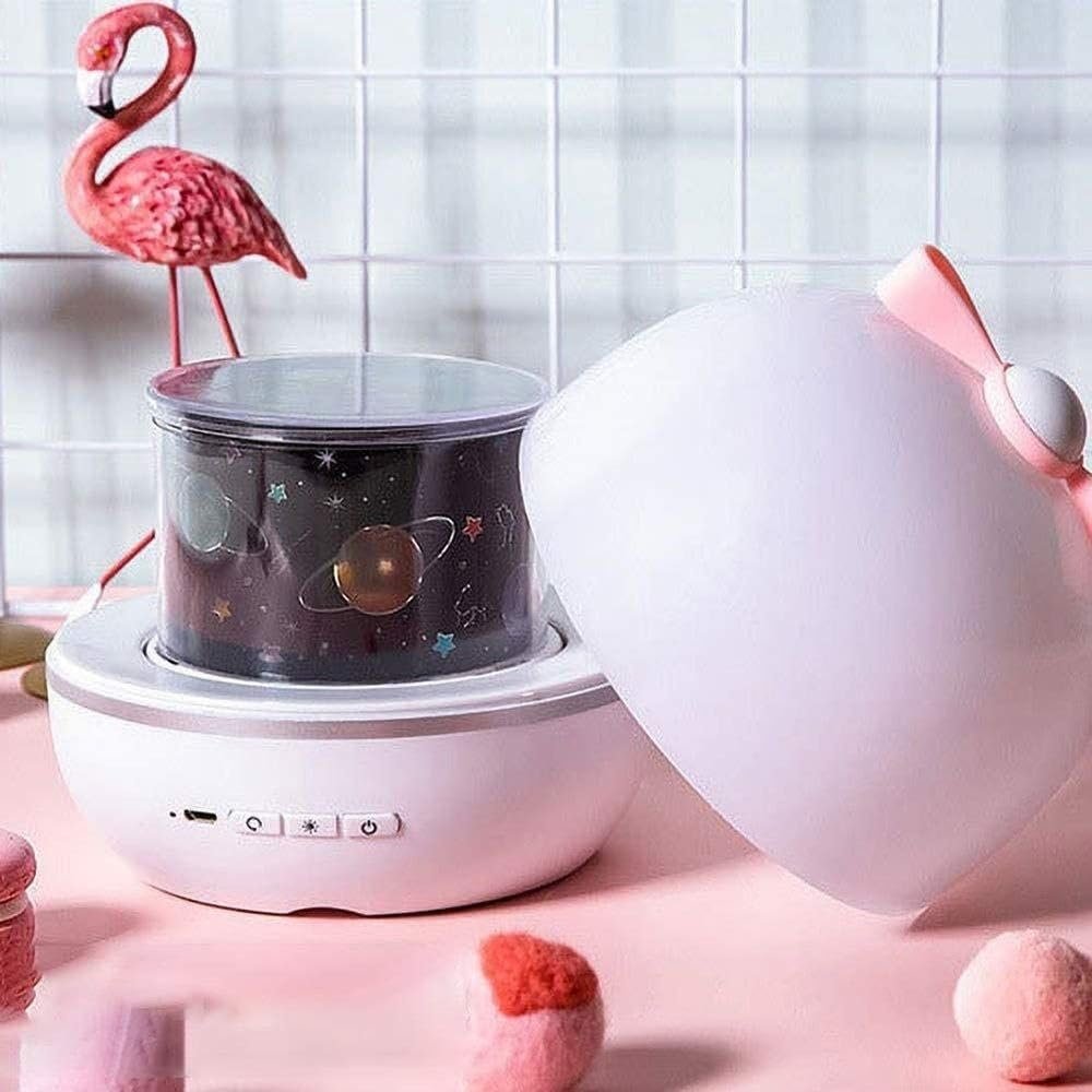 Dream Galaxy Projector with Remote Control ? Starry Sky LED Night Light with Rotating Nebula Clouds, Color-Changing Modes, Timer & USB Rechargeable for Kids, Bedroom & Home Decor