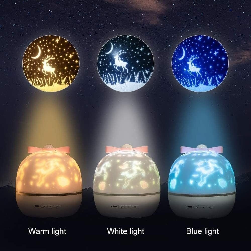 Dream Galaxy Projector with Remote Control ? Starry Sky LED Night Light with Rotating Nebula Clouds, Color-Changing Modes, Timer & USB Rechargeable for Kids, Bedroom & Home Decor