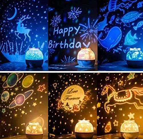 Dream Galaxy Projector with Remote Control ? Starry Sky LED Night Light with Rotating Nebula Clouds, Color-Changing Modes, Timer & USB Rechargeable for Kids, Bedroom & Home Decor