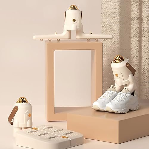 3 in 1 Shoe Dryer ? Electric Shoe, Glove & Boot Warmer with Adjustable Heat & Timer, Portable Deodorizing Dryer for Wet Footwear, Sports Shoes & Winter Gear