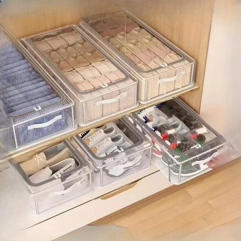 Shoe Storage Organizer ? Stackable Shoe Rack for Closet, Entryway & Bedroom, Space-Saving Shoe Shelf for Sneakers, Heels, Boots & More