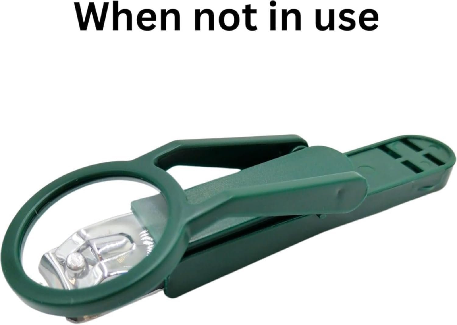 Magnifying Nail Cutter ? Precision Nail Clipper with 4x Magnifier for Seniors, Kids & Vision Support, Sharp Stainless Steel Blades for Fingernails & Toenails