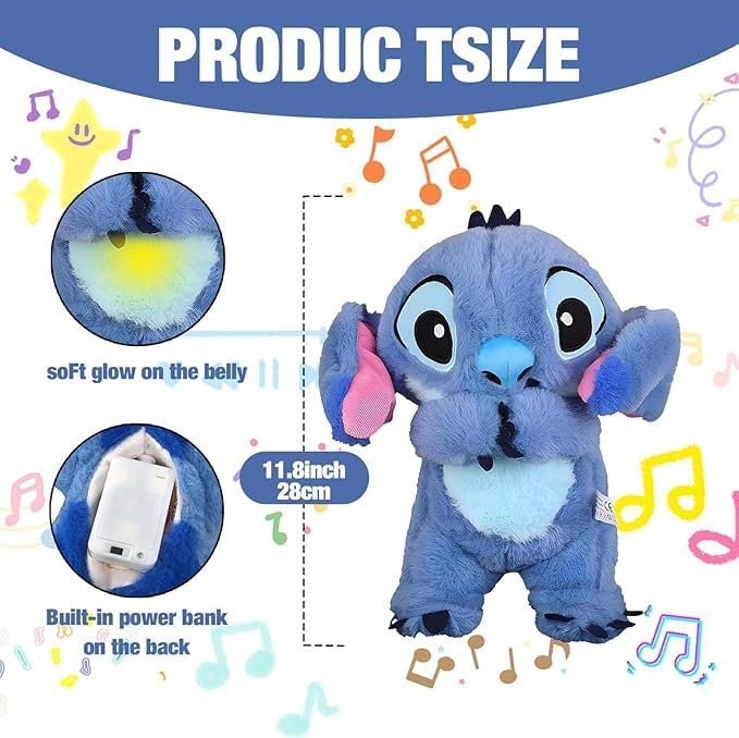 Breathing Koala Plush Toy ? Calming Sleep Companion with Simulated Breathing Motion for Babies & Kids, Soft Cuddly Stuffed Animal for Anxiety Relief & Comfort