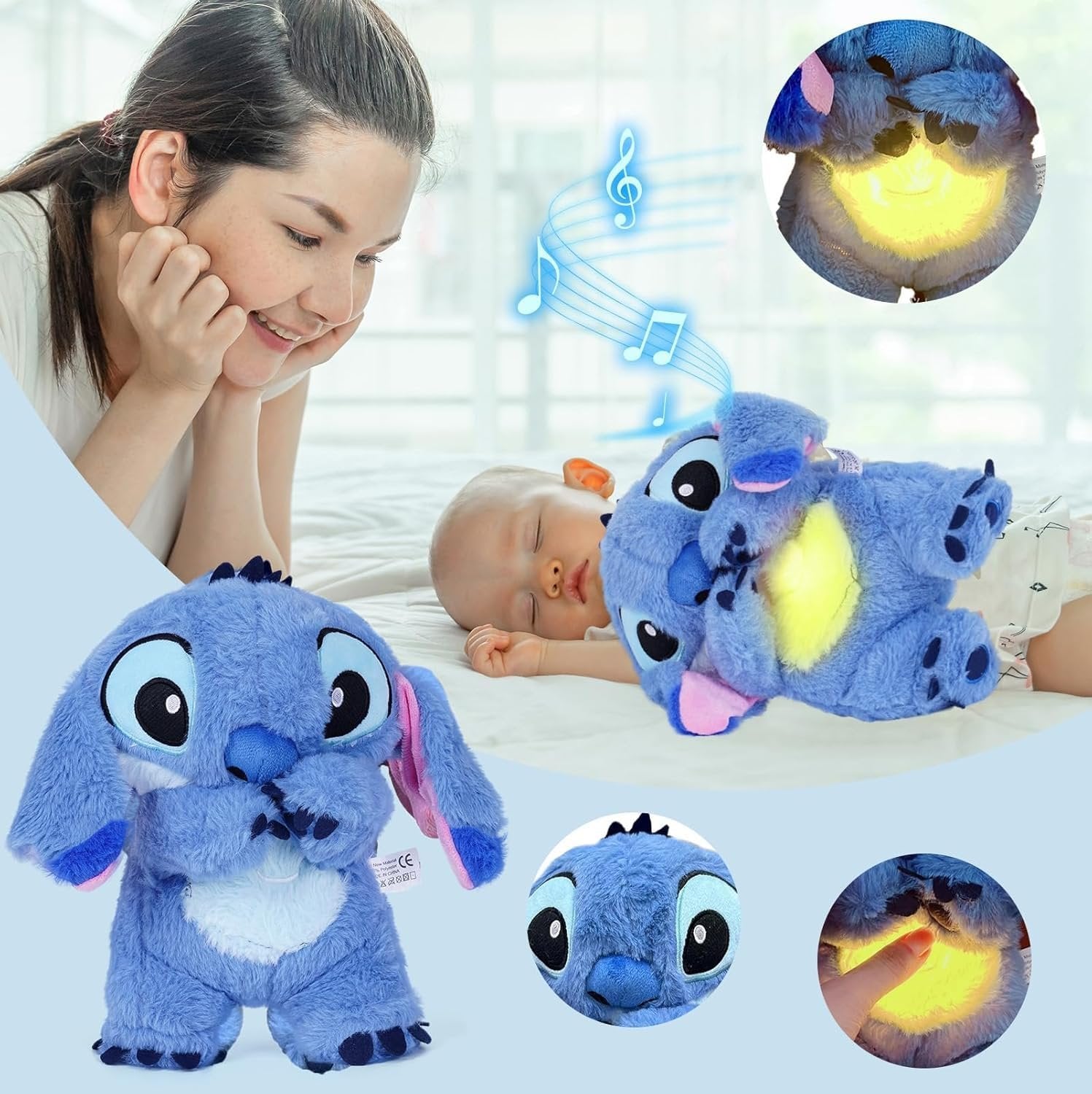 Breathing Koala Plush Toy ? Calming Sleep Companion with Simulated Breathing Motion for Babies & Kids, Soft Cuddly Stuffed Animal for Anxiety Relief & Comfort