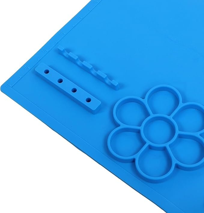 Silicone Painting Mat ? Non-Stick, Heat-Resistant Craft Mat for Resin, Painting, DIY Art & Kids Activities, Washable & Reusable Table Protector
