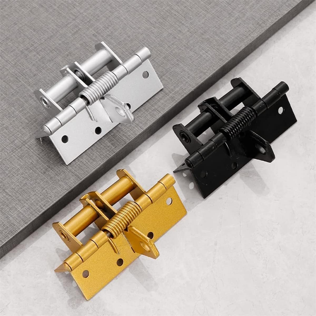 Automatic Door Closer Hinge Lock ? Self-Closing Adjustable Door Closer for Home, Office & Interior Doors, Easy Installation with Durable Spring Mechanism