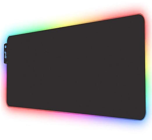 RGB Keyboard Mouse Pad (80?30 cm) ? Extended Gaming Mousepad with LED Lighting, Non-Slip Base, Soft Waterproof Surface, USB Powered for Desk Setup & Gamers