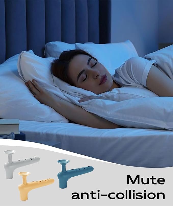 Door Handle Protector ? Soft Silicone Handle Bumper Guard for Wall Protection, Shock Absorbing Soundproof Cover for Home, Office & Car Doors