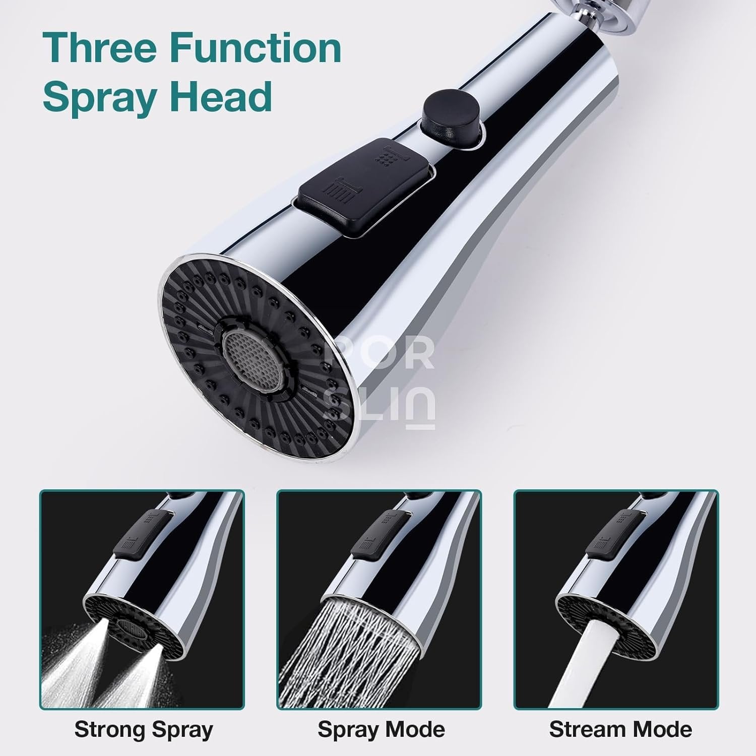 360? Rotating Movable Faucet Tap Extender ? Universal Kitchen Sink Water Saving Nozzle with Dual Water Modes | Splash-Proof, Easy Installation