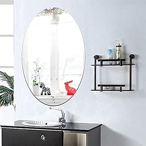 Mirror Sticker 20?30 cm | Flexible Wall Mirror Sheet with Self-Adhesive Backing | Unbreakable Acrylic Mirror for Home D?cor, Craft, Gym & Kids' Room