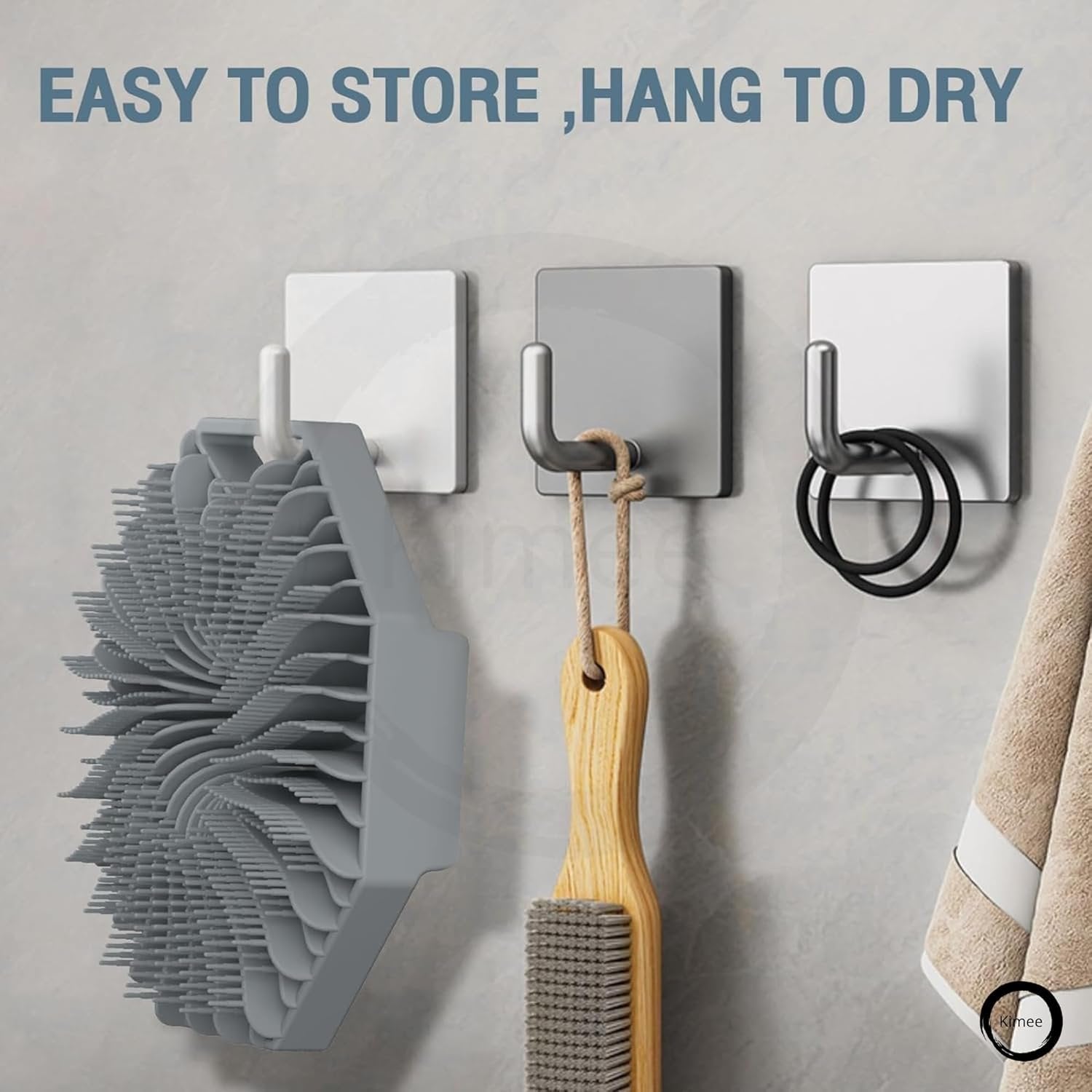 Mini Body Scrubber ? Soft Silicone Exfoliating Shower Brush for Face & Body, Gentle Skin Cleaner for Sensitive Skin, Portable & Quick-Dry Bath Tool for Men & Women