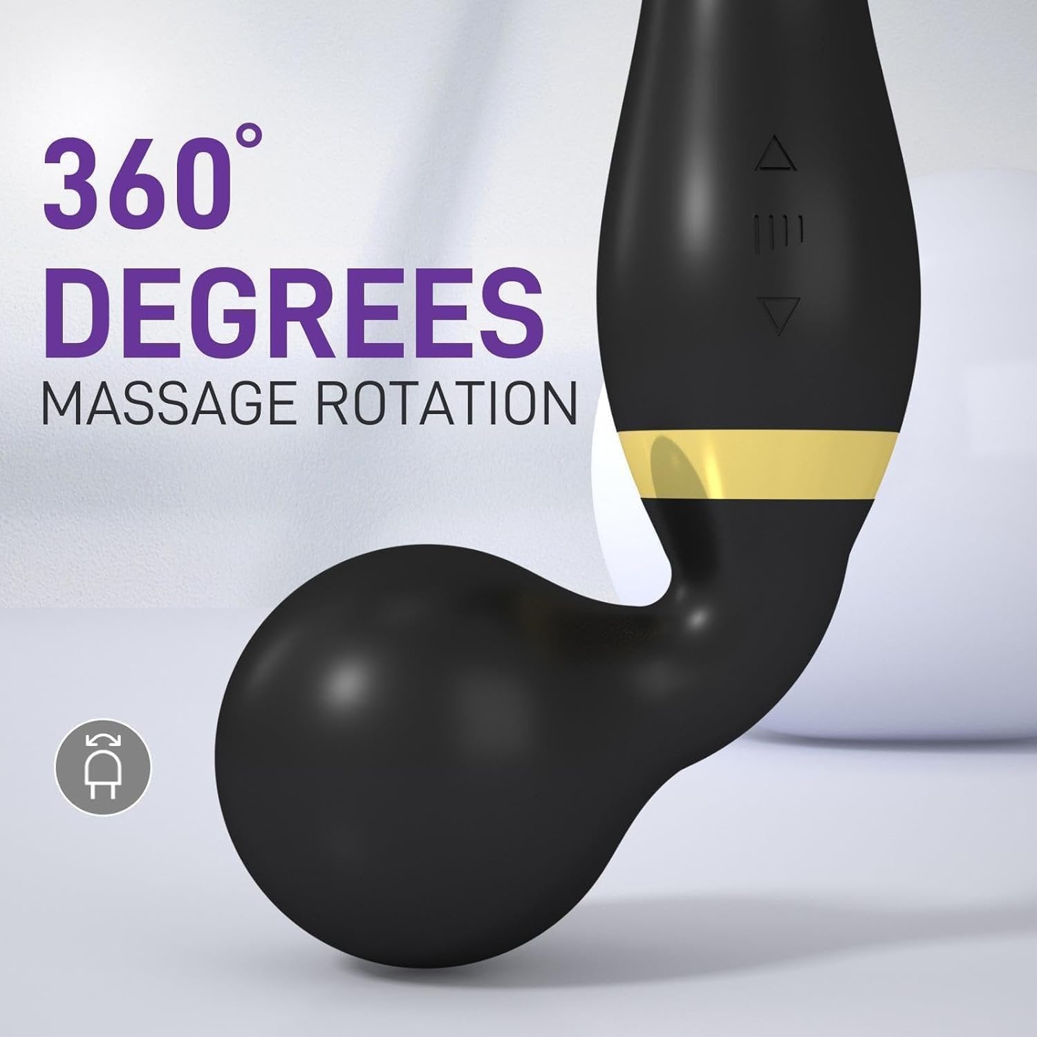 2 in 1 Massager ? Dual-Function Electric Body Massager with Heat & Vibration, Handheld Design for Neck, Back, Shoulder, Leg & Full Body Pain Relief