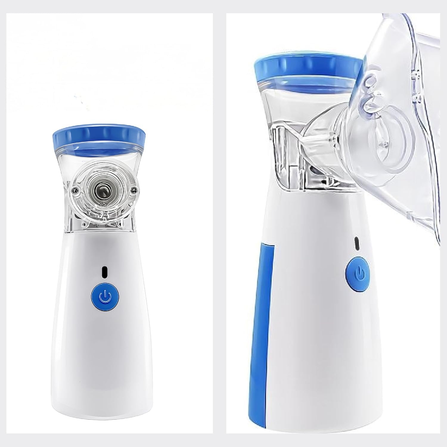 Rechargeable Mesh Nebulizer ? Portable Ultrasonic Nebulizer Machine for Adults & Kids, Quiet Mist Inhaler with USB Charging, Travel-Friendly for Asthma & Respiratory Relief