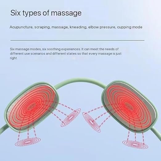 Neck Massager for Pain Relief ? Electric Heated Shiatsu Neck & Shoulder Massager with Deep Kneading, Portable Relaxation Device for Home, Office & Travel Use