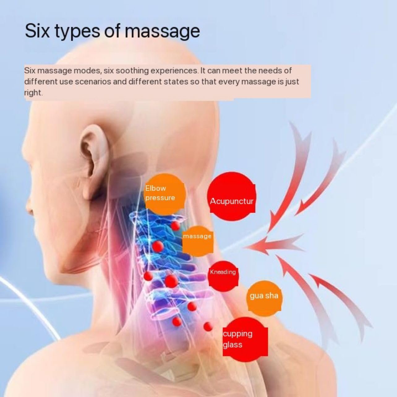 Neck Massager for Pain Relief ? Electric Heated Shiatsu Neck & Shoulder Massager with Deep Kneading, Portable Relaxation Device for Home, Office & Travel Use