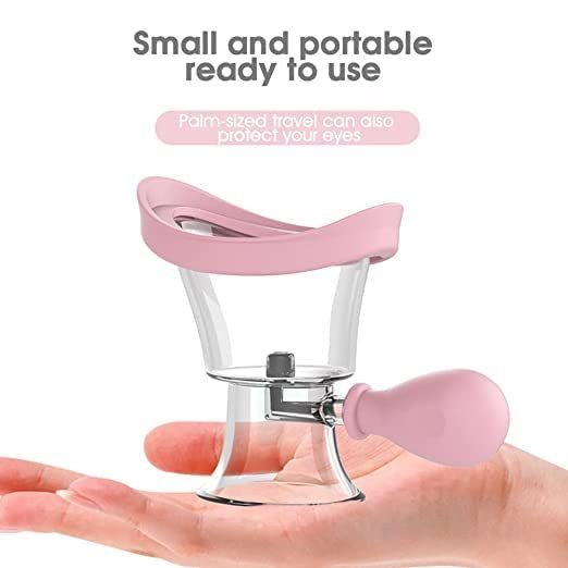 Eye Wash Bath Kit ? Portable Eye Cleaning Cup with Soft Silicone Rim, Reusable Eye Rinse Cup for Irritation, Dryness & Allergy Relief, Safe for Daily Use