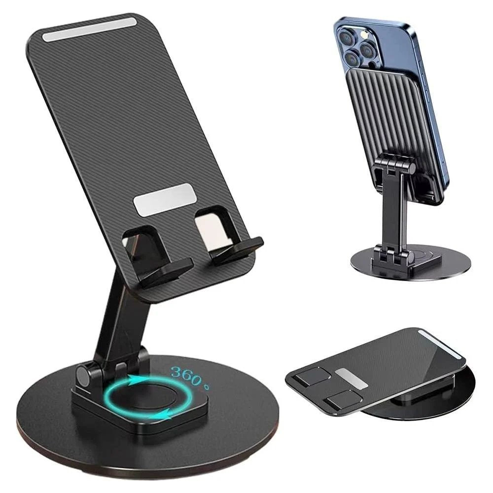 Foldable Mobile Stand ? Adjustable Phone Holder for Desk, Portable Compact Stand for Smartphones & Tablets, Universal Angle Viewing Stand for Home & Office