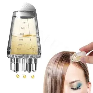 Hair Oil Applicator Bottle with Comb ? Scalp Massager & Even Oil Distribution Tool for Hair Growth & Nourishment | Leak-Proof, Easy-to-Use Applicator for Men & Women