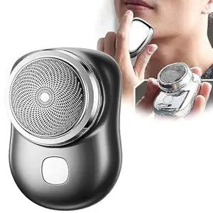 Mini Electric Shaver Trimmer for Men ? Portable Rechargeable Face & Beard Razor | USB Charging, Travel-Friendly Compact Grooming Tool for Clean Shave & Trimming