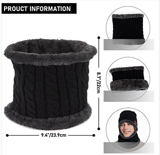 Winter Cap and Scarf Set for Men & Women ? Warm Knitted Wool Beanie Hat with Neck Warmer | Soft Fleece Lined, Stylish & Cozy Winter Wear