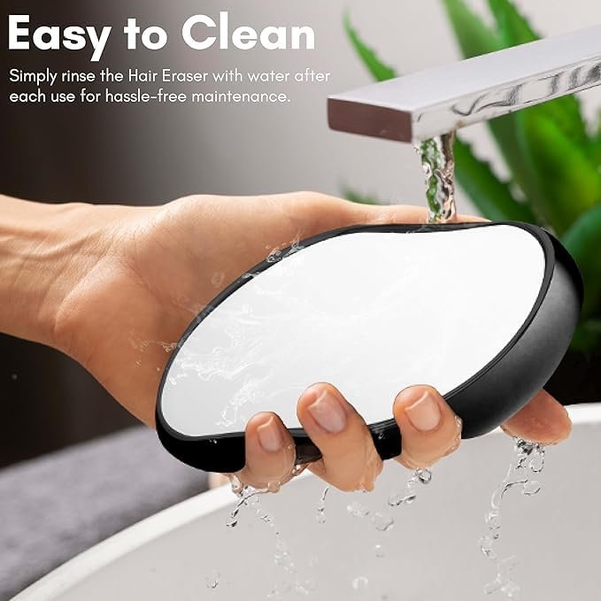 Crystal Hair Remover for Women & Men ? Painless Reusable Hair Eraser for Legs, Arms & Body | Exfoliating Hair Removal Stone for Smooth Skin