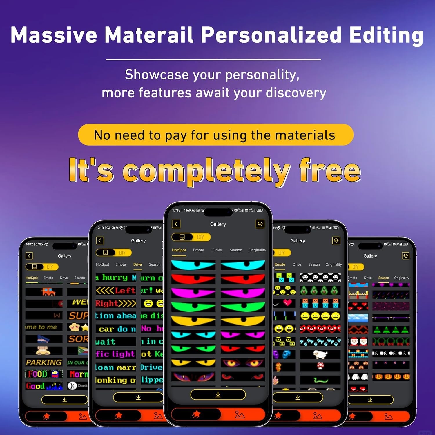 Car LED Matrix Panel ? Programmable RGB Display Screen with App Control, USB Rechargeable Scrolling Text Sign for Car Rear Window, Emoji & Message Display Board