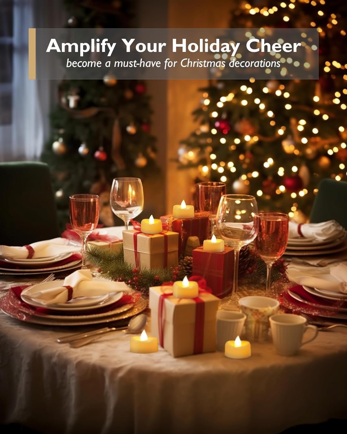 Flameless Diwali Diyas ? LED Tea Light Candles for Diwali Decoration, Battery Operated Reusable Diyas with Traditional Design for Home, Temple & Festival Use