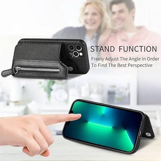 Mobile Card Holder ? Silicone Stick-On Wallet for Phone Back, Slim Credit Card Holder with Adhesive for All Smartphones, ID & Cash Storage Pocket