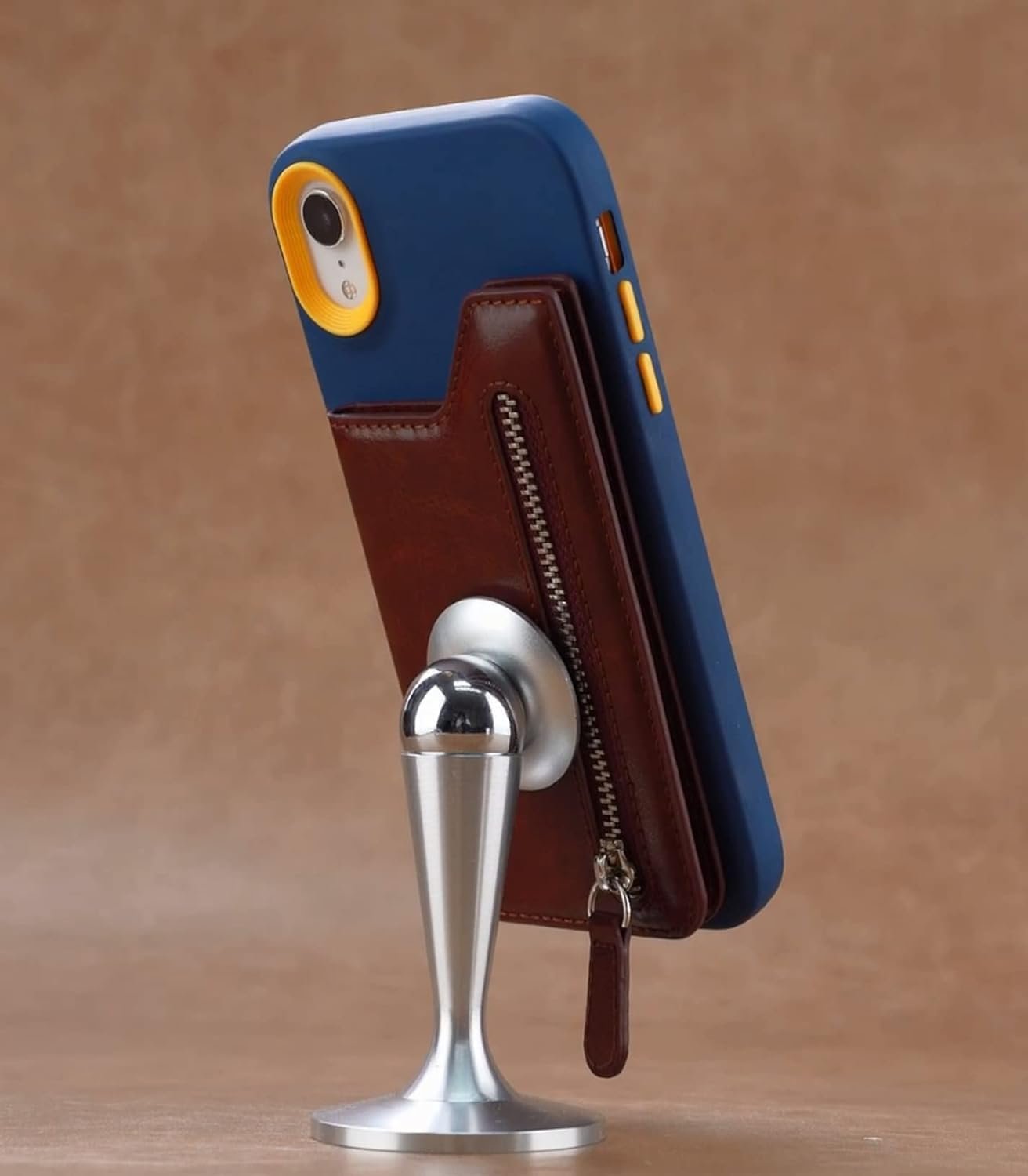 Mobile Card Holder ? Silicone Stick-On Wallet for Phone Back, Slim Credit Card Holder with Adhesive for All Smartphones, ID & Cash Storage Pocket