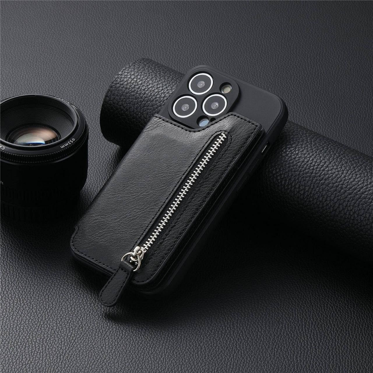 Mobile Card Holder ? Silicone Stick-On Wallet for Phone Back, Slim Credit Card Holder with Adhesive for All Smartphones, ID & Cash Storage Pocket