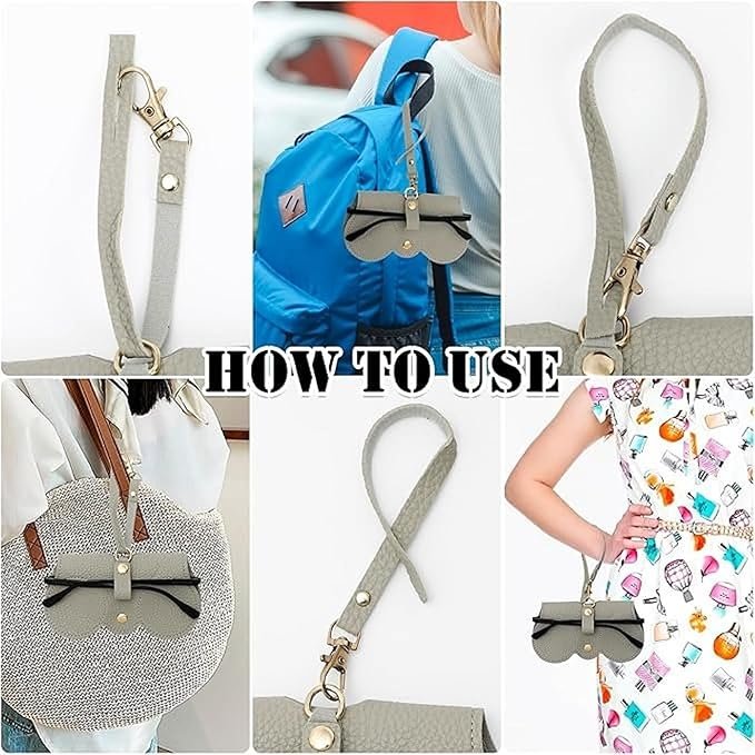 Sunglasses Case Cover ? Hard Shell Eyeglass Protective Box with Zipper Closure & Clip Hook, Lightweight Travel Case for Men & Women