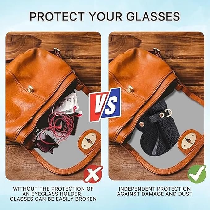 Sunglasses Case Cover ? Hard Shell Eyeglass Protective Box with Zipper Closure & Clip Hook, Lightweight Travel Case for Men & Women